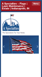 Mobile Screenshot of a-specialties.com